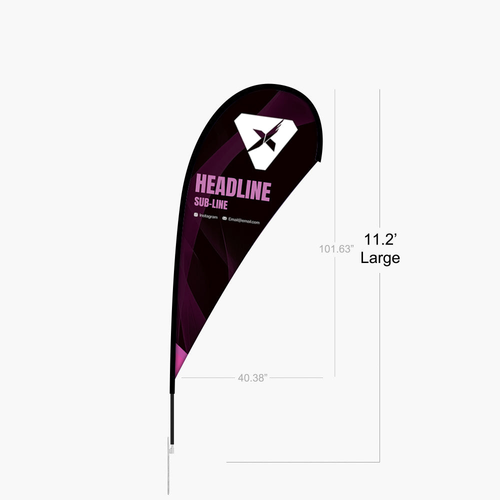 Teardrop Flag