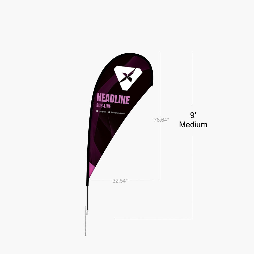 Teardrop Flag