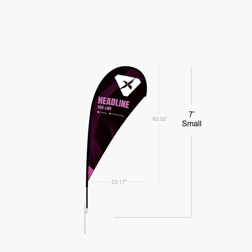 Teardrop Flag